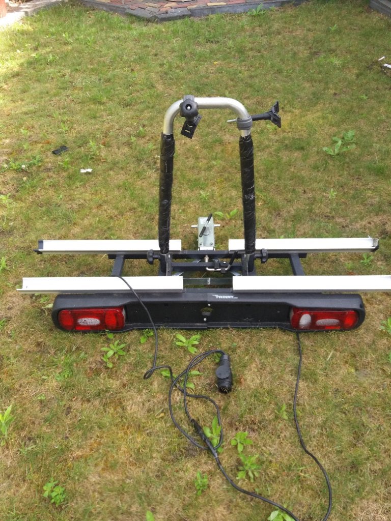 Fietsendrager twinny load e base voor e bike, Ophalen, Elektrische fiets, Zo goed als nieuw, 2 fietsen