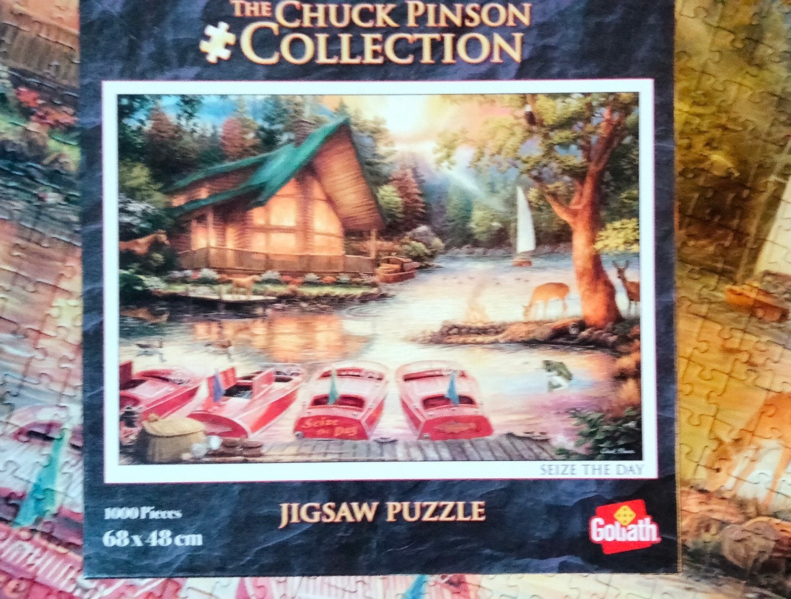 goliath puzzel Seize the Day, Hobby en Vrije tijd, Denksport en Puzzels, Ophalen of Verzenden, 500 t/m 1500 stukjes, Zo goed als nieuw
