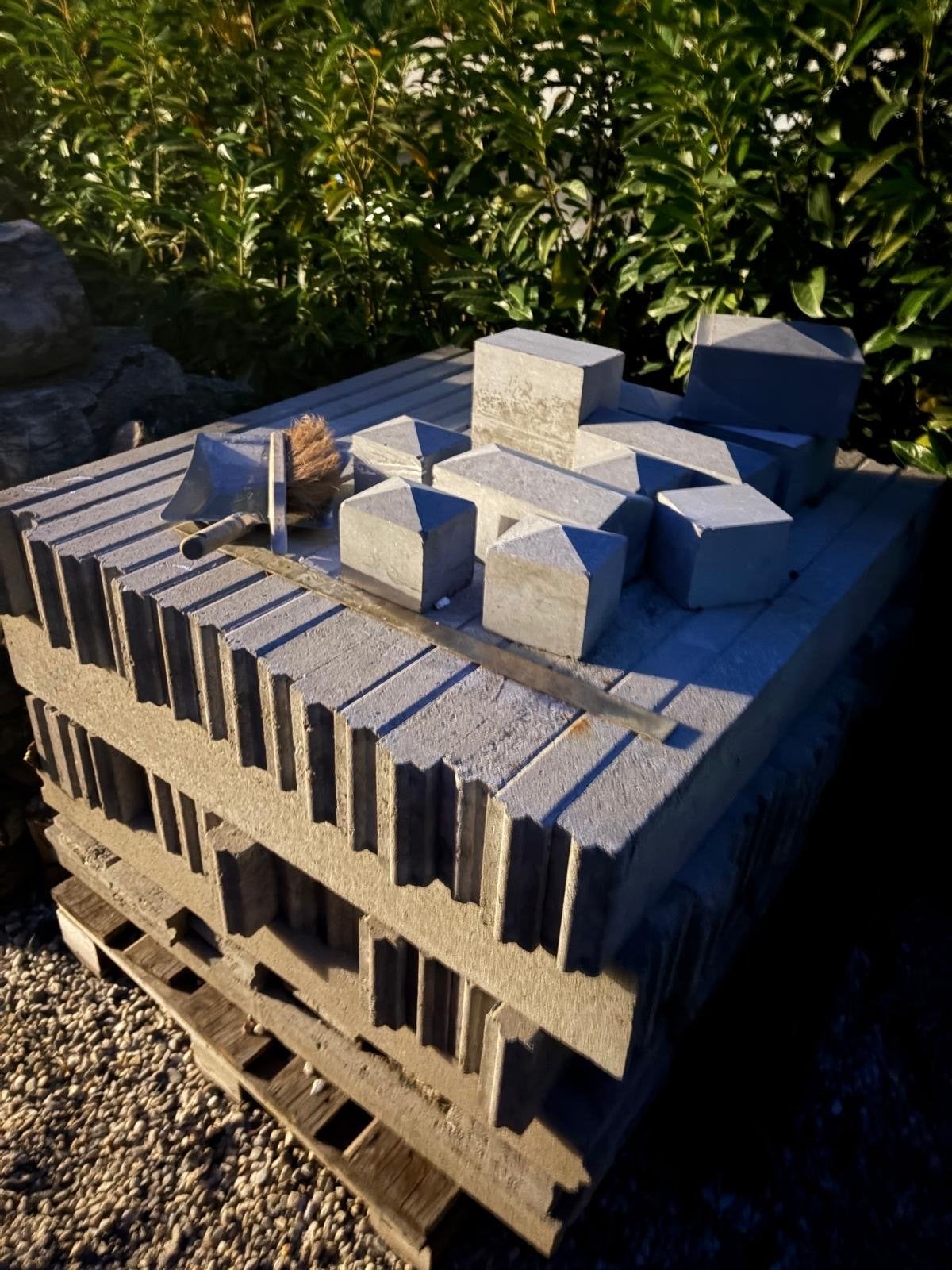 Betonbanden en afdekstenen, Ophalen, Overige materialen, Gebruikt, Overige typen