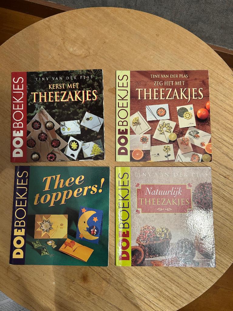 Theezak knutsel boekjes, Ophalen of Verzenden, Gebruikt, Overige thema's, Overige typen