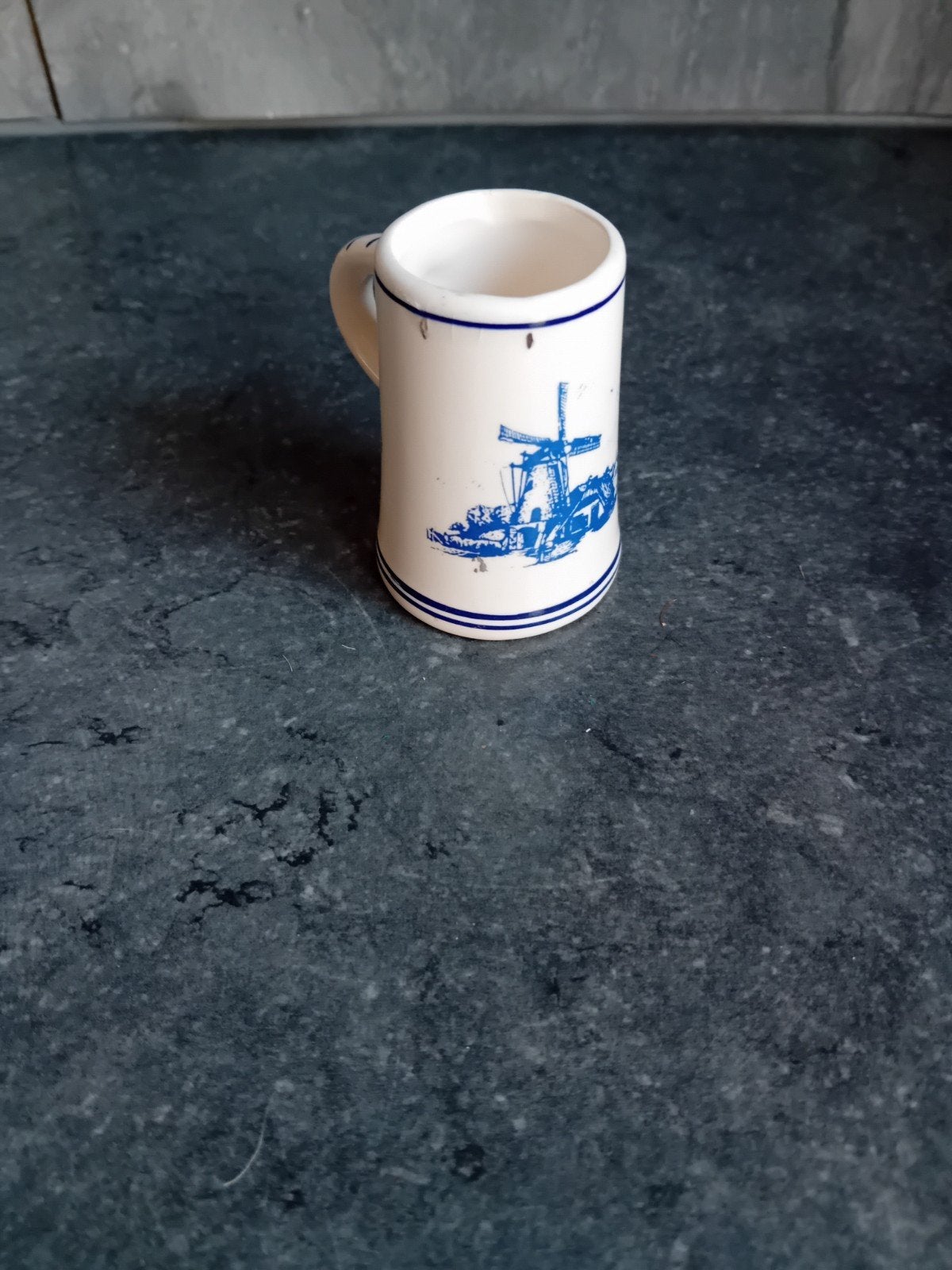Delfts Blauw Miniatuur Bierpul - Holland Souvenir, Ophalen of Verzenden