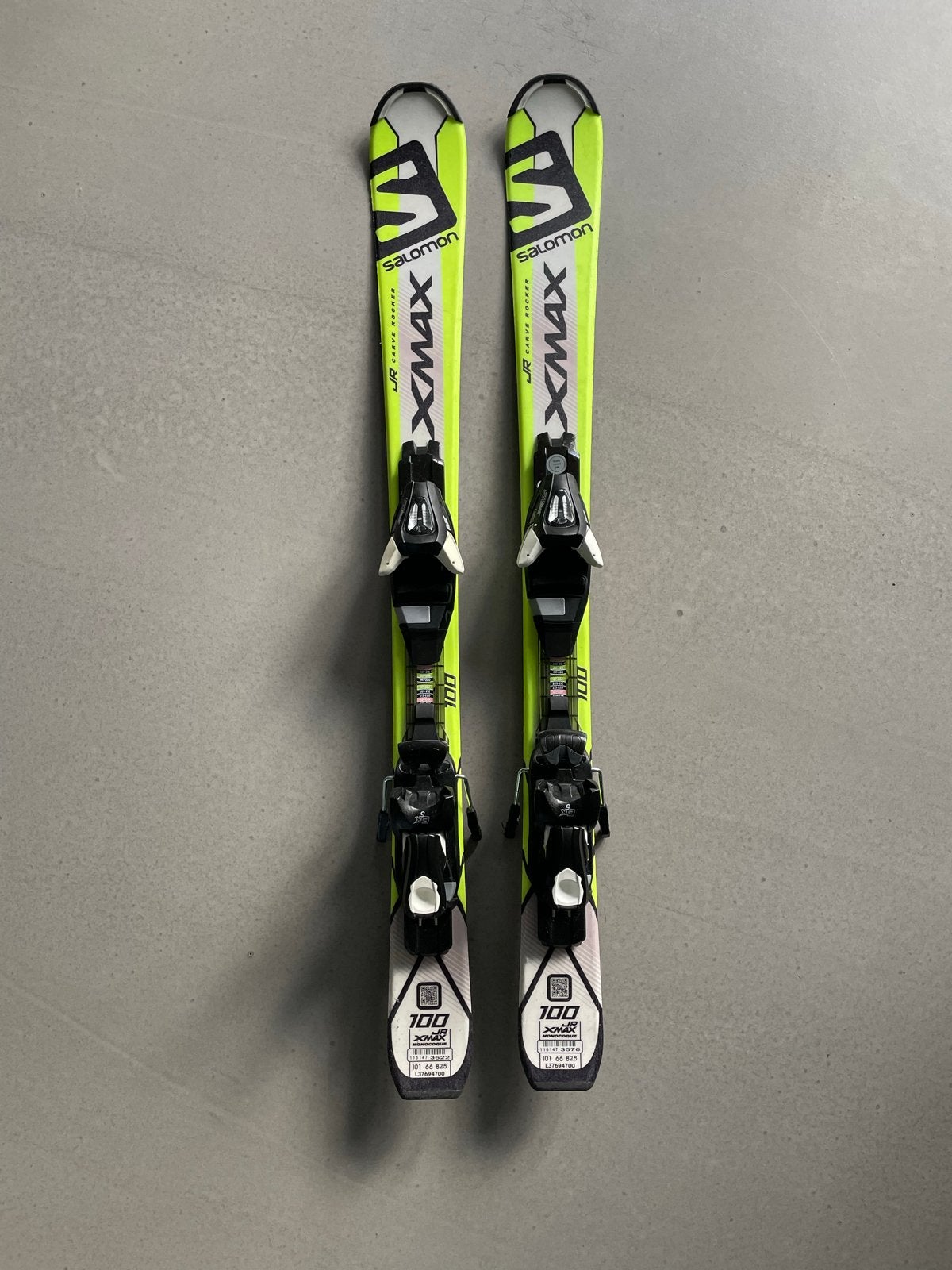 Salomon X-Max JR Carve Rocker ski's - 100 cm, Gebruikt, 100 tot 140 cm, Carve, Skiën