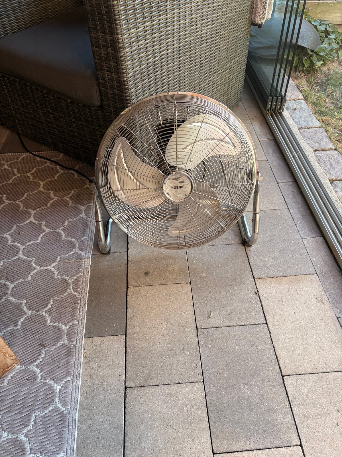 Koenic Vloerventilator - Krachtige Koeling, Ophalen, Gebruikt, Vloerventilator