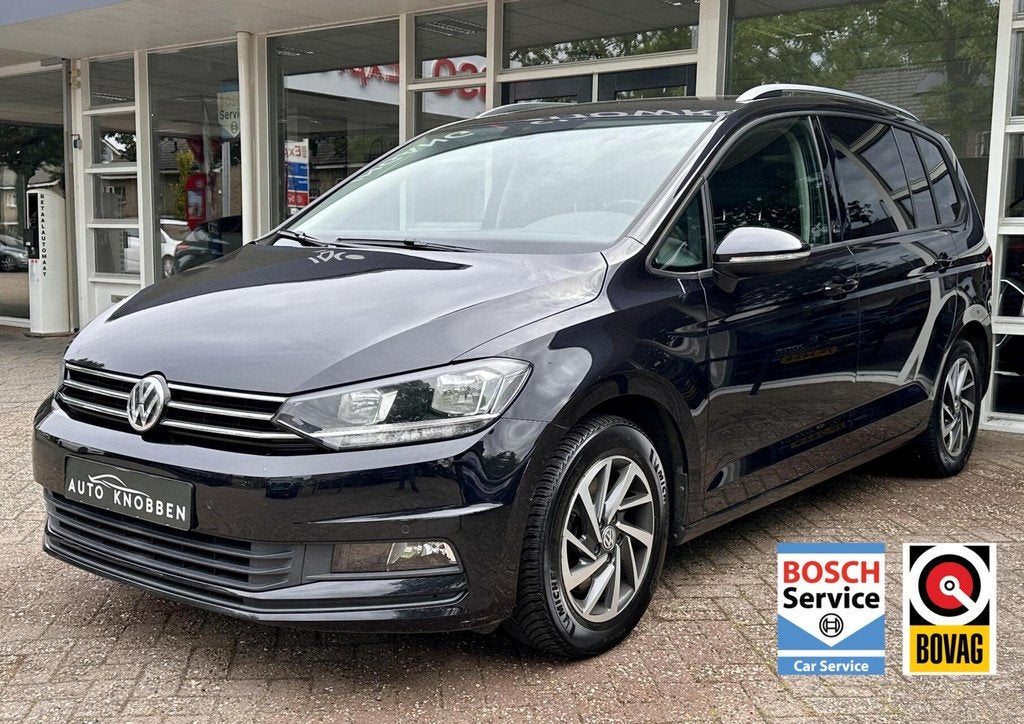 Volkswagen Touran 1.2 TSI Comfortline 7p. Climat, Camera, Ca, Auto's, Volkswagen, Voorwielaandrijving, Gebruikt, Zwart, Bedrijf