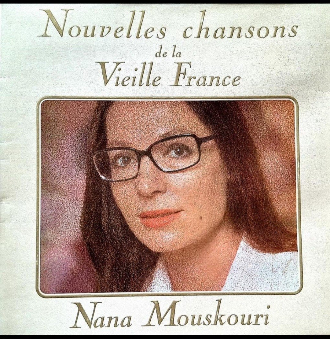 LP  NANA MOUSKOURI- Nouvelles Chansons De La Veille France, Ophalen of Verzenden, Gebruikt, 12 inch