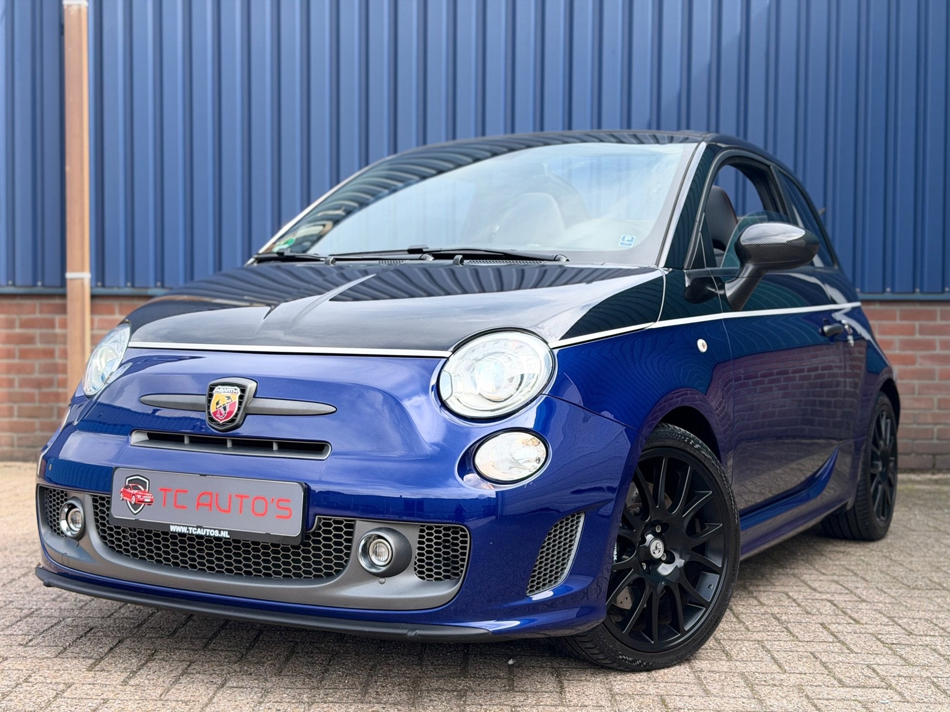 Fiat 500 1.4 T-Jet Abarth Competizione 180pk Two-tone, Kuips, Auto's, Voorwielaandrijving, Gebruikt, 4 cilinders, 4 stoelen