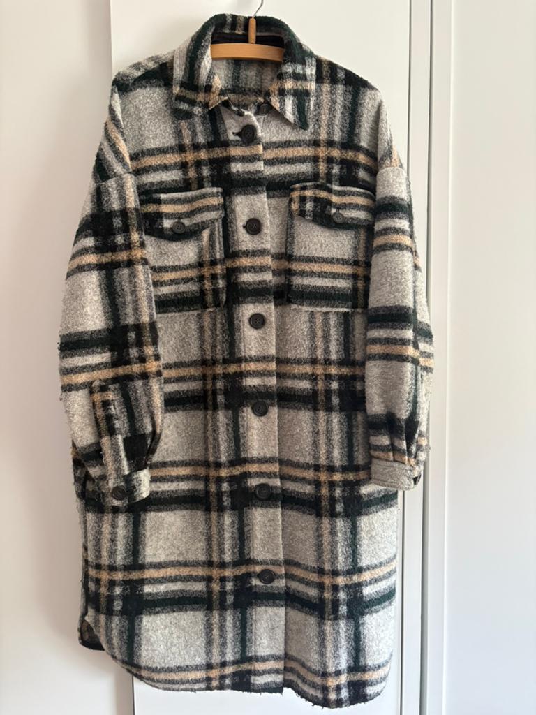 geruite tussen jas van Vero Moda, Verzenden, Gedragen, Maat 38/40 (M), Overige kleuren