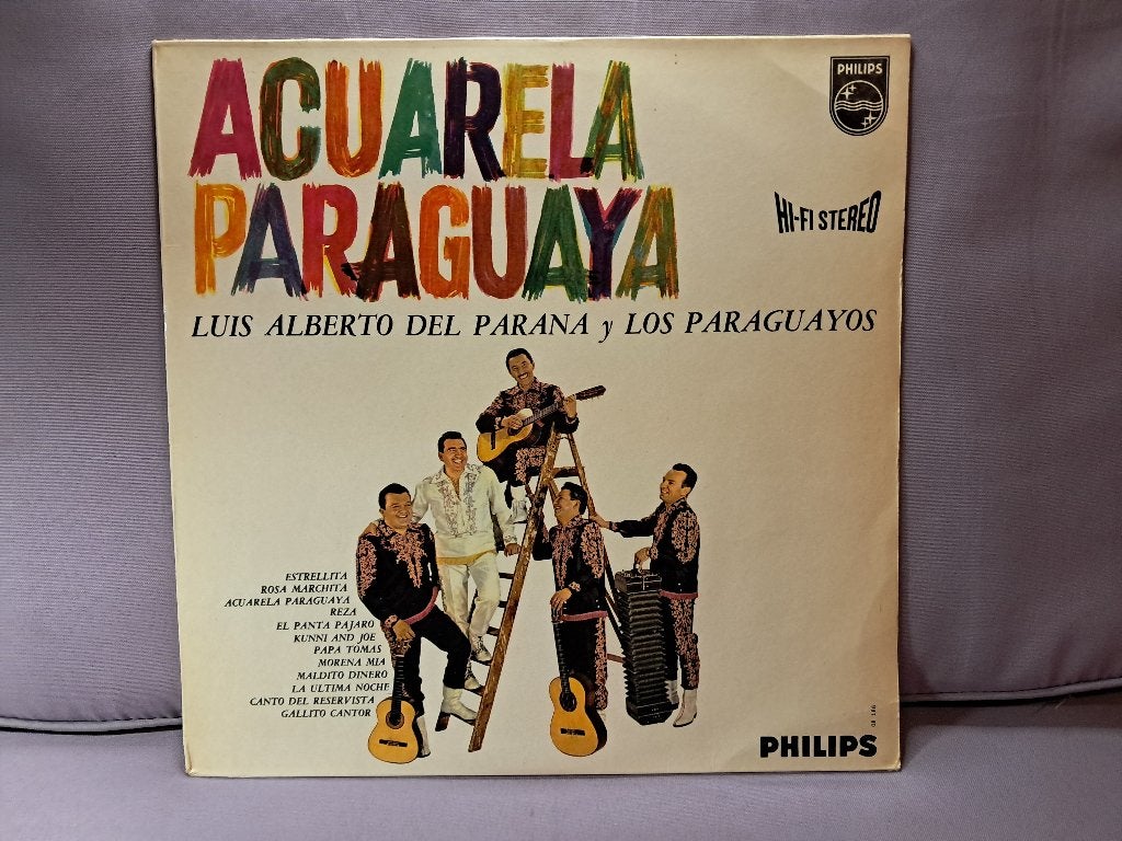 Lp. Luis Alberto del Parana. Acuarela Paraguaya. ex+, LP, Gebruikt, Overige genres, Originele persing