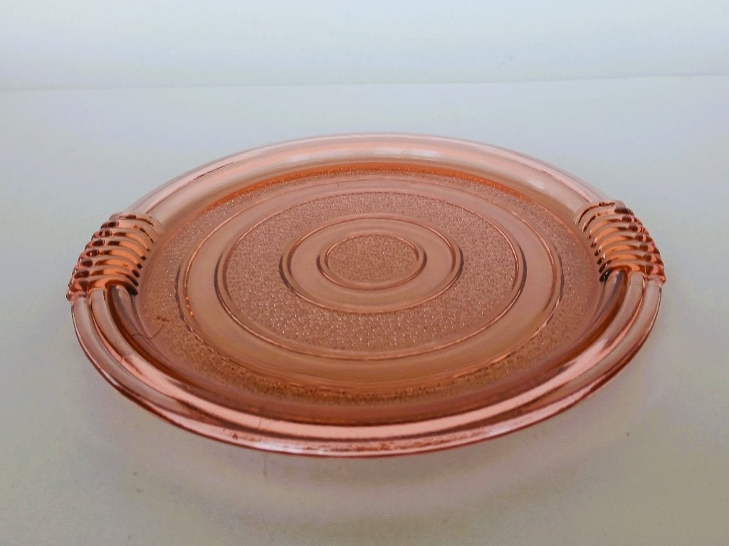 Serveerschaal Persglas Frankrijk Art Deco, Ophalen of Verzenden