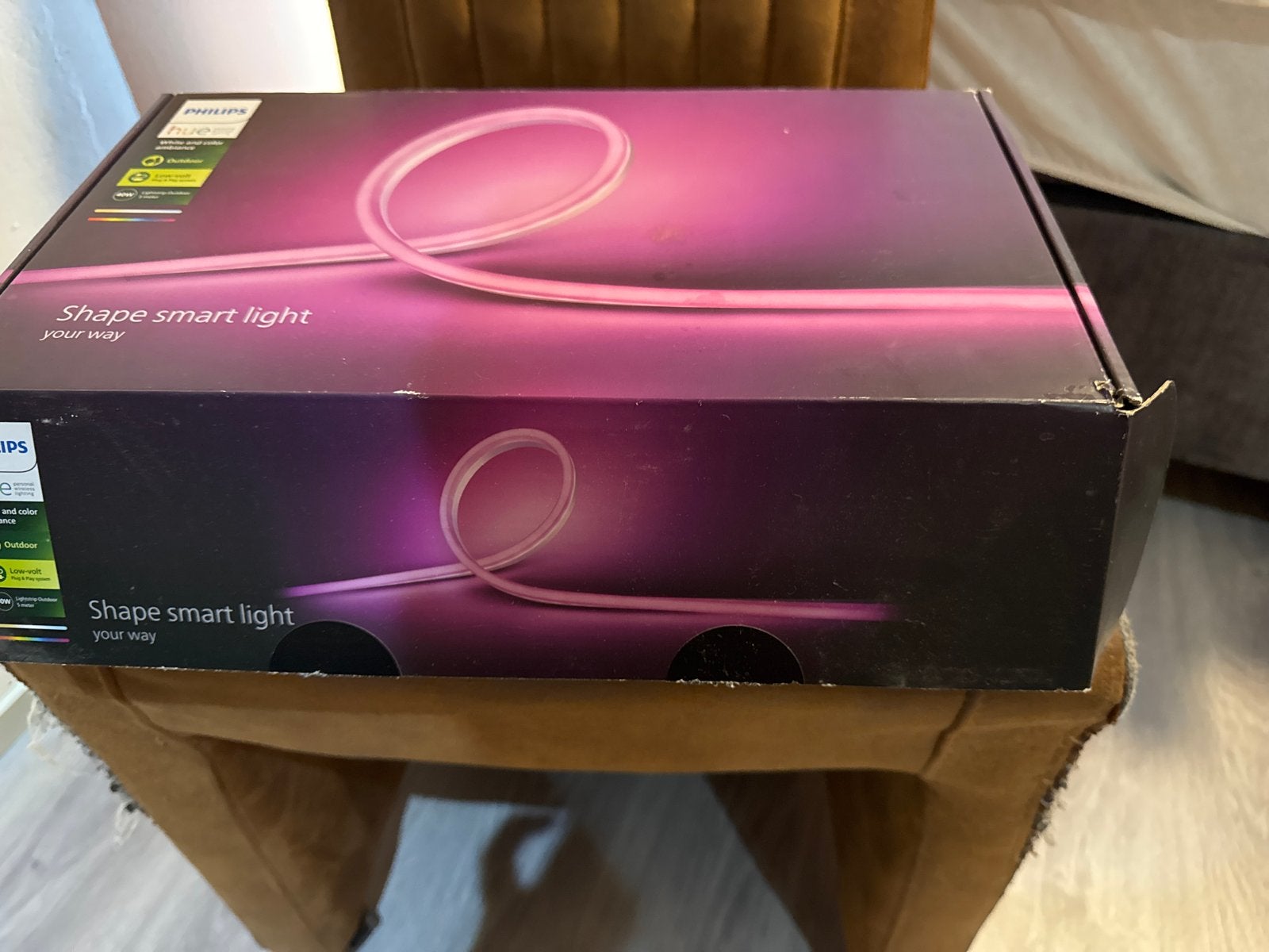 Philips Hue Outdoor Lightstrip 5 meter, Huis en Inrichting, Verzenden, Meerkleurig, Dimbaar, Philips Hue