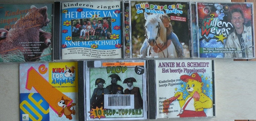 Kinder c.d.'s. Van alles wat. Zie foto., Cd's en Dvd's, Ophalen of Verzenden, Zo goed als nieuw