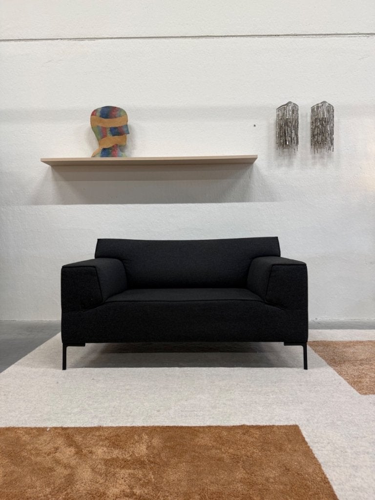 Als nieuw Design on Stock Bloq Loveseat Wol design Bank, Huis en Inrichting, Hoekbank, 75 tot 100 cm, Ophalen of Verzenden, Zo goed als nieuw