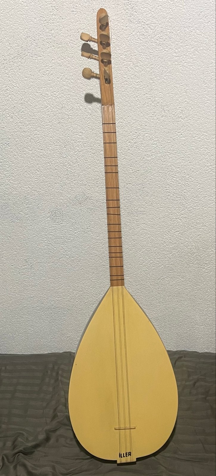 Kisa Saz Baglama voor beginners met hoes + snaren, Ophalen of Verzenden, Zo goed als nieuw, Luit, Saz of Bouzouki