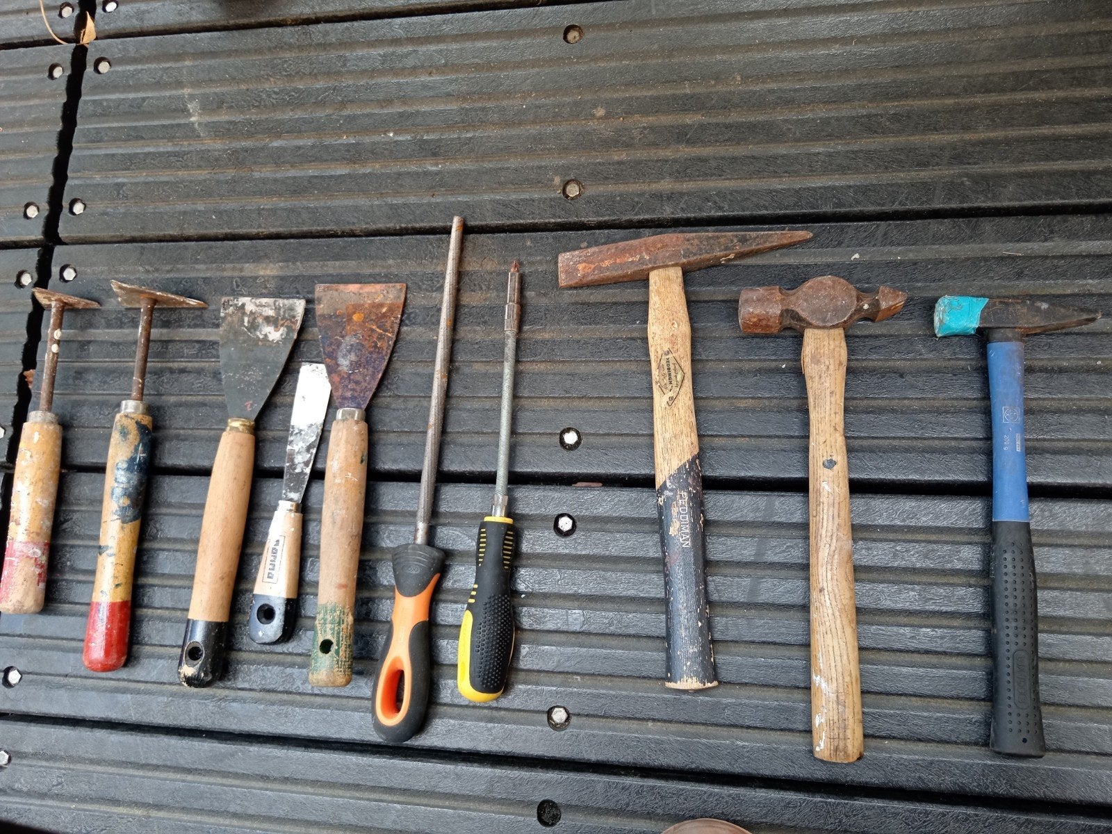 Diverse hamers / verfkrabbers handgereedschap etc, Ophalen of Verzenden
