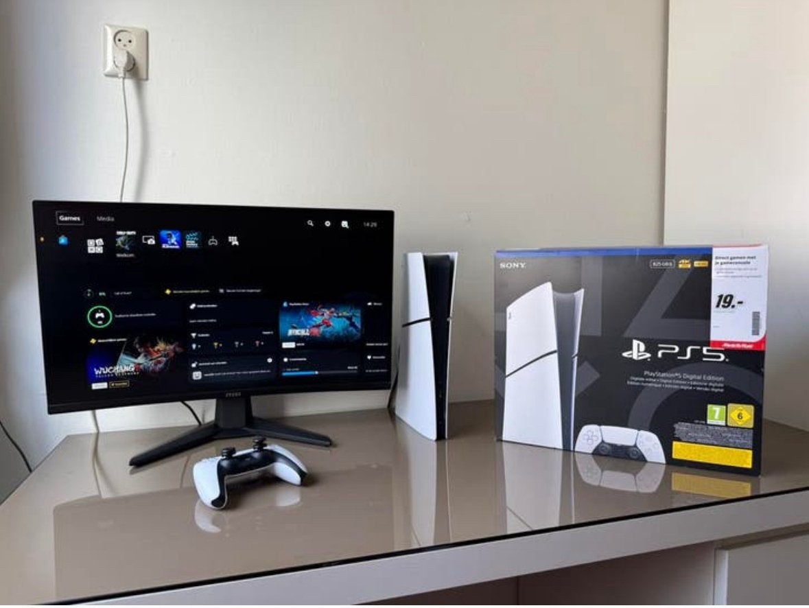 Playstation 5 | Digital version | Gloednieuw | MSI monitor, Ophalen of Verzenden, Zo goed als nieuw