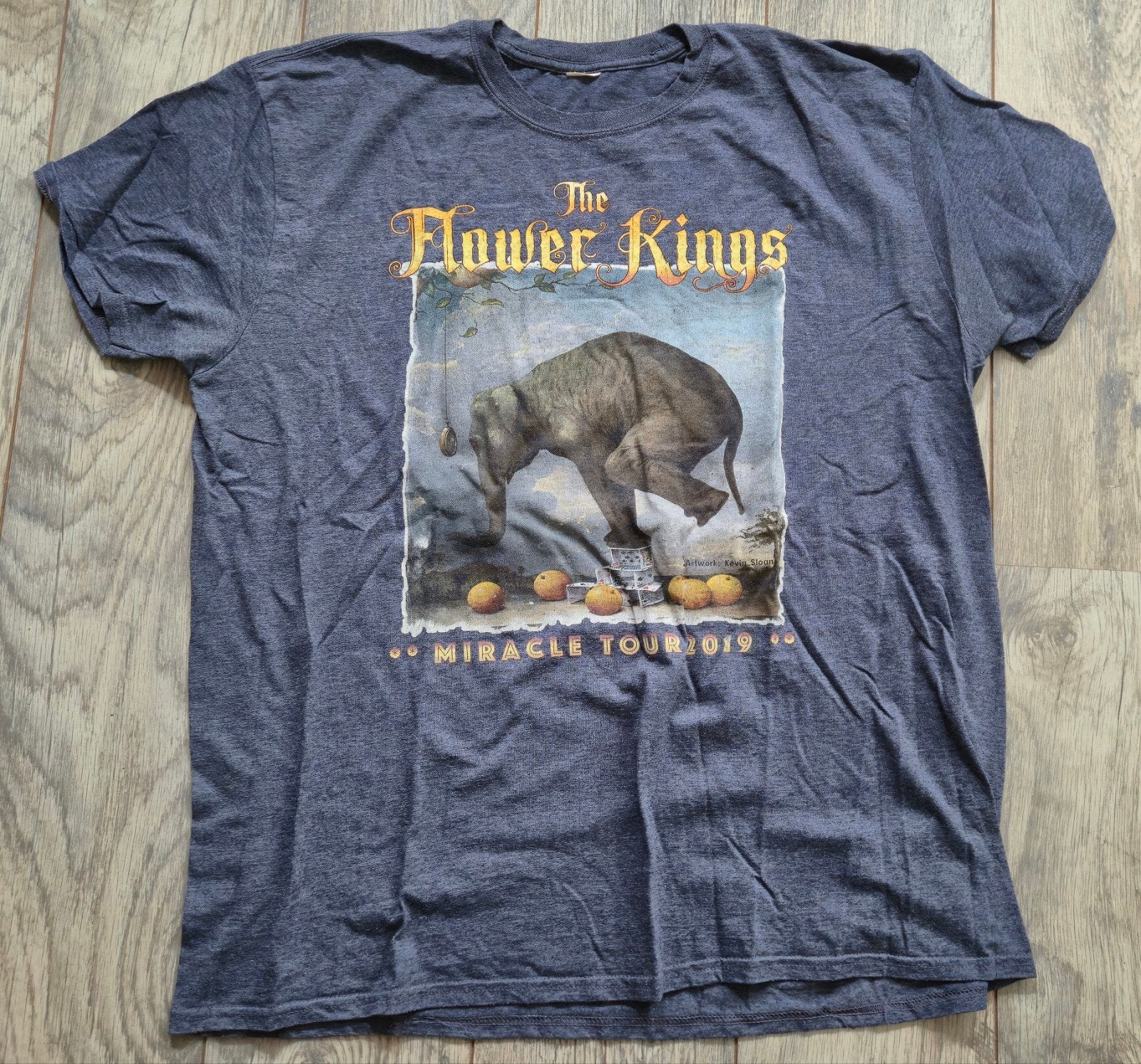 The Flower Kings Miracle 2019 Tourshirt, Ophalen of Verzenden, Zo goed als nieuw, Overige maten