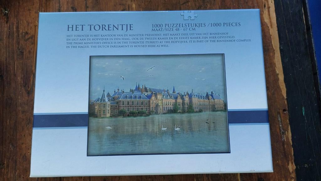 Nieuwe puzzel van Het Torentje, 1000 stukjes, Ophalen of Verzenden