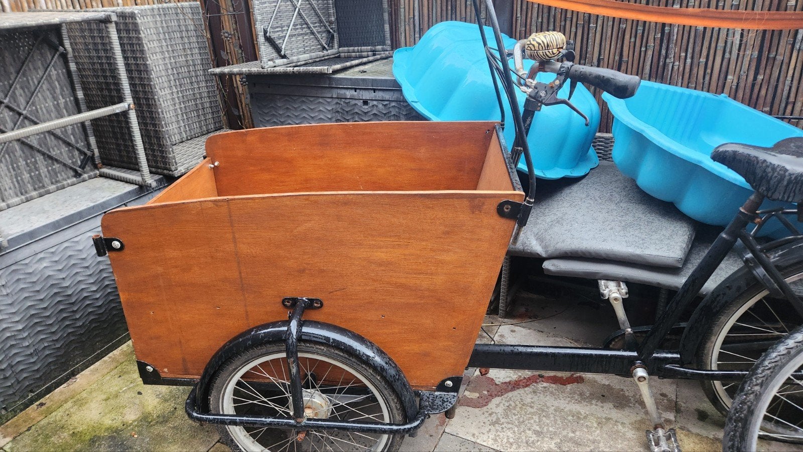 Bakfiets opknapper! met regenhuif, Fietsen en Brommers, Ophalen of Verzenden, Gebruikt, Goederen, Overige merken
