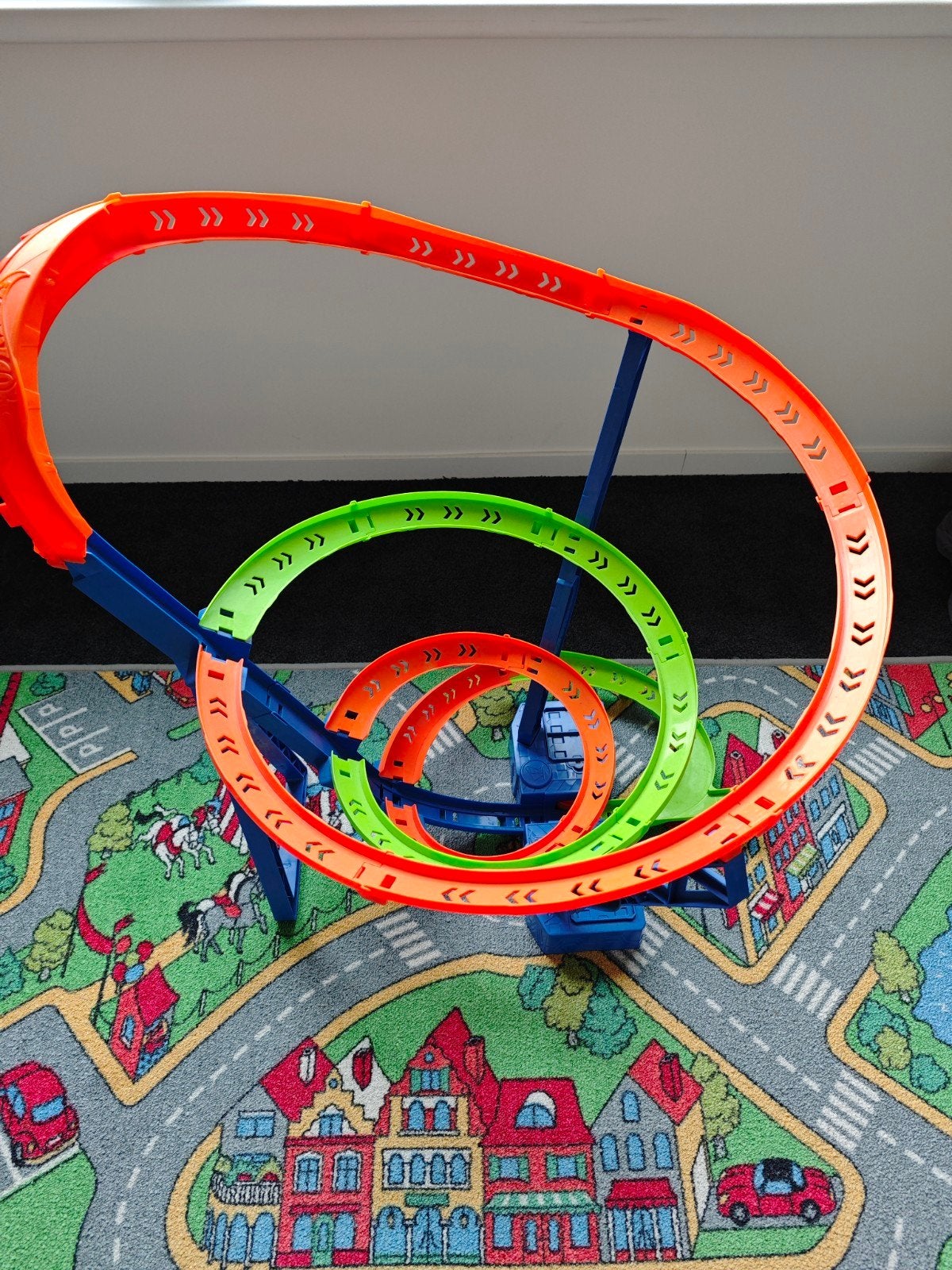 hotwheels baan, Ophalen, Zo goed als nieuw, Handmatig, Hot Wheels