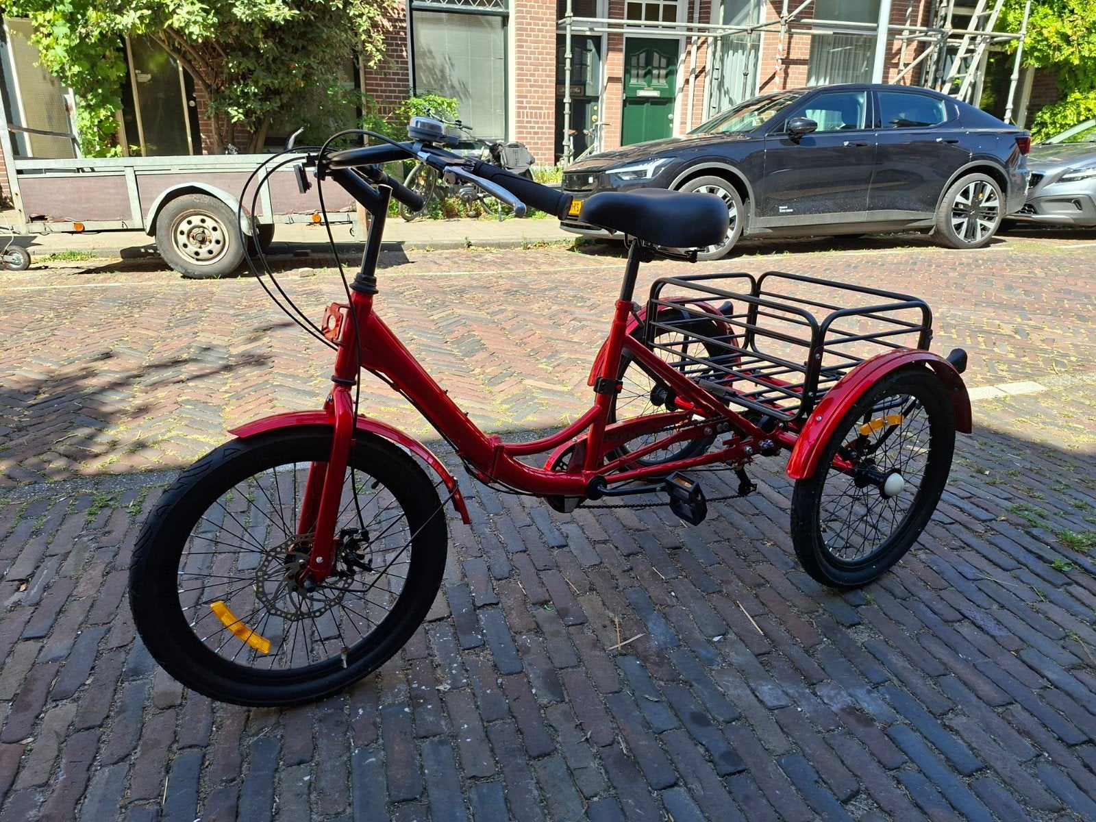 Opvouwbare Driewieler, Fietsen en Brommers, Fietsen | Driewielfietsen, Ophalen, Zo goed als nieuw, Schijfrem