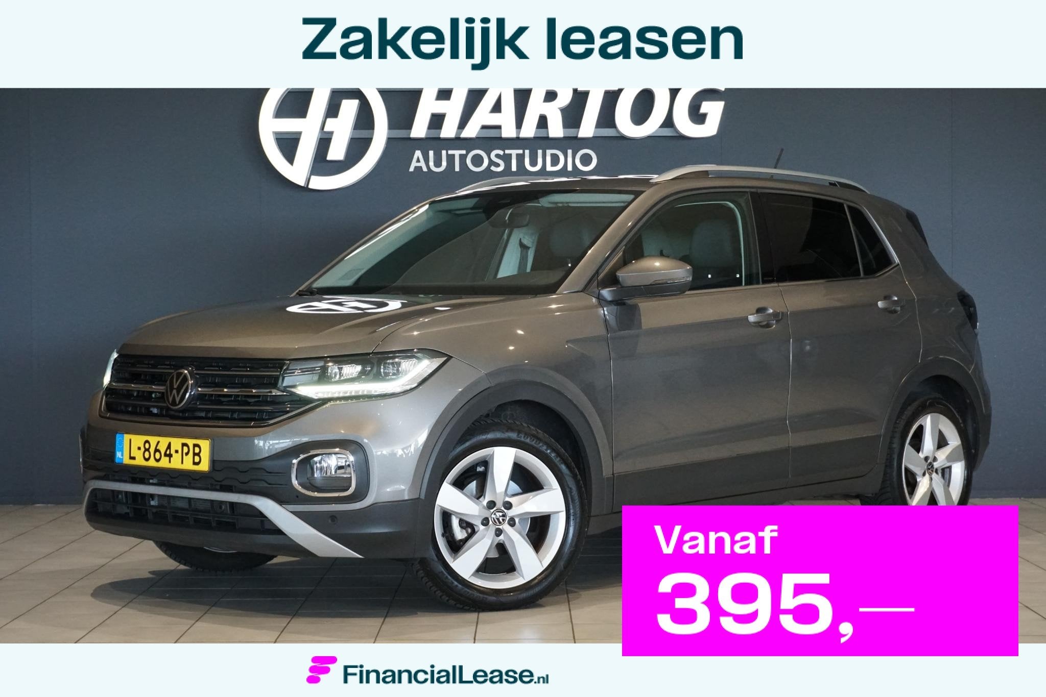 Volkswagen T-Cross 1.0 TSI Style AUT. + TREKHAAK / DIGITALE, Gebruikt, Euro 6, Origineel Nederlands, Bedrijf