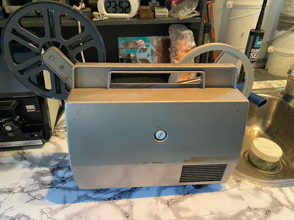 vintage projector plus Microfilm Projector Vintage, Ophalen of Verzenden, Gebruikt