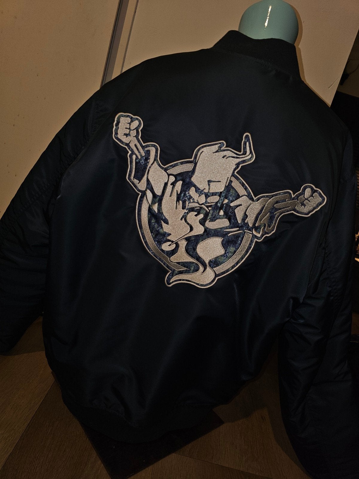 Thunderdome Bomberjack Maat L - Omkeerbaar & Ongedragen, Kleding | Heren, Maat 52/54 (L), Blauw, Thunderdome, Nieuw