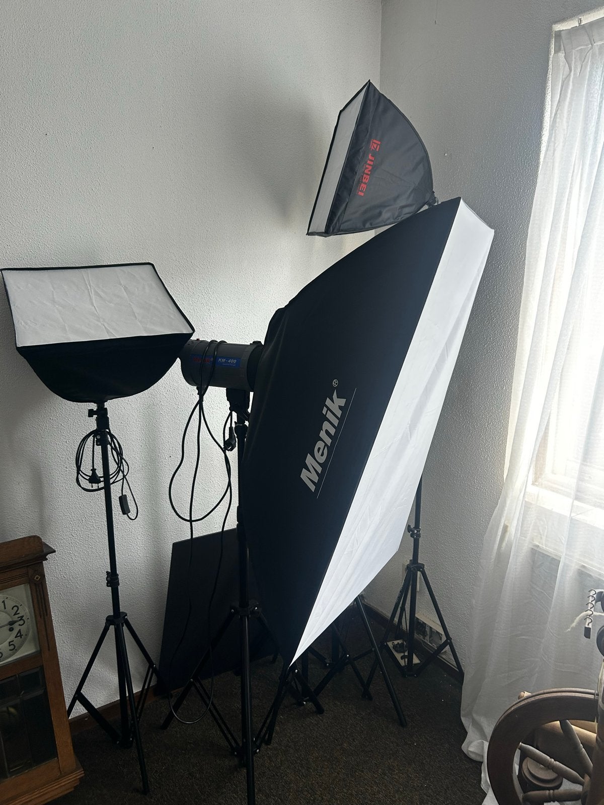 Fotostudio items wegens opruiming, koopje!, Gebruikt, Complete fotostudio, Ophalen of Verzenden, Overige merken