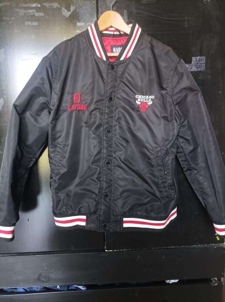 Chicago Bulls Jacket size S/M, Maat 48/50 (M), Zwart, Overige typen, Ophalen of Verzenden