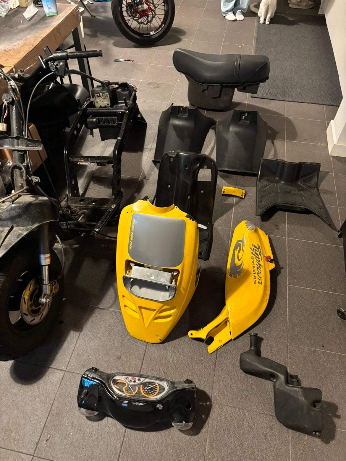 Typhoon in onderdelen wok frame, Ophalen of Verzenden, Zo goed als nieuw, Overige typen, Piaggio