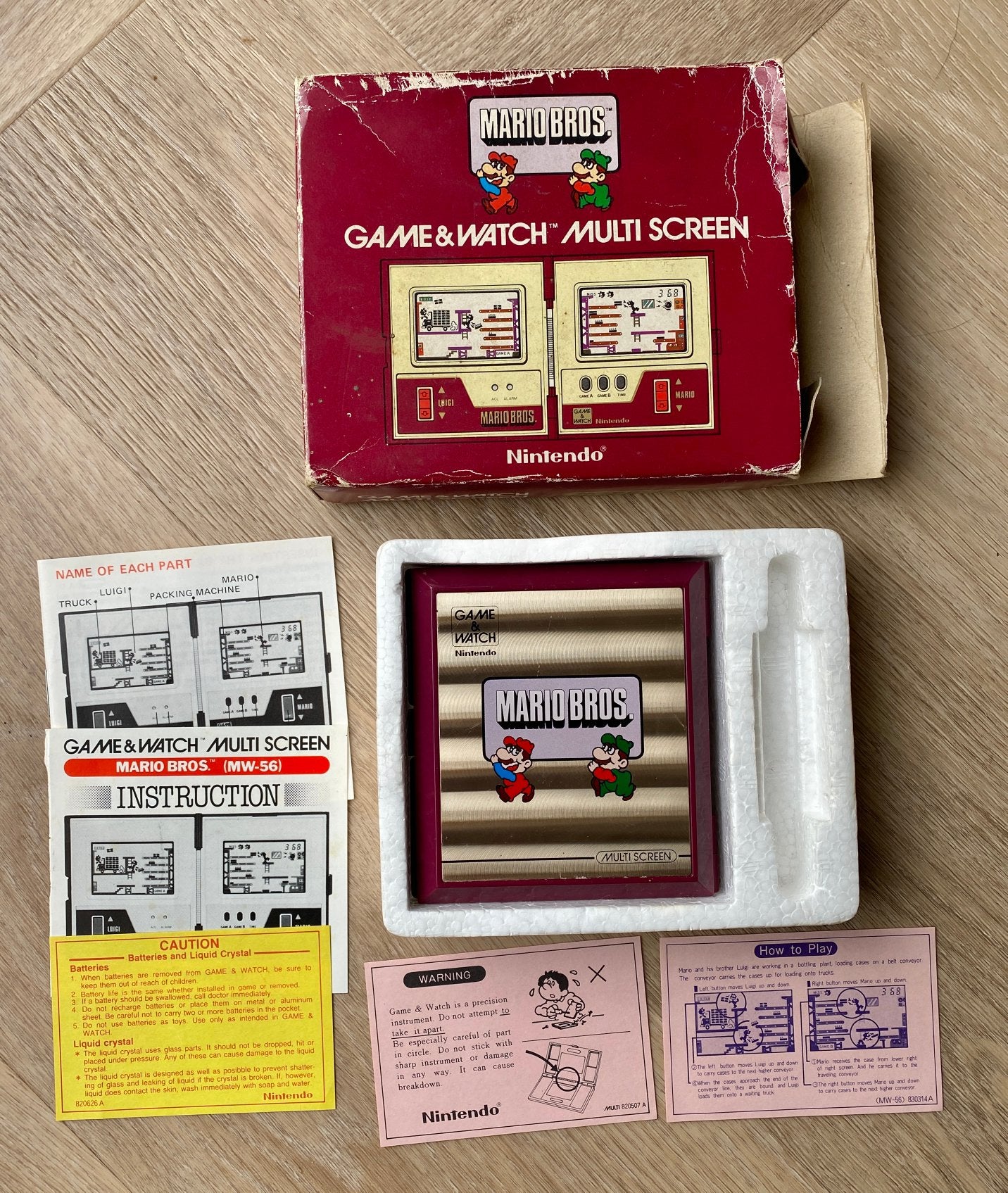 Mario Bros Game & Watch 1983, Spelcomputers en Games, Gebruikt, Overige genres, 1 speler, Ophalen of Verzenden