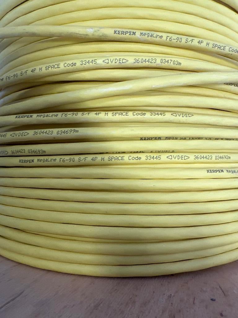 Kerpen Megaline F6-90 S/F 4P H Cat 7 Kabel - 200m Nieuw, Computers en Software, Ophalen, Zo goed als nieuw