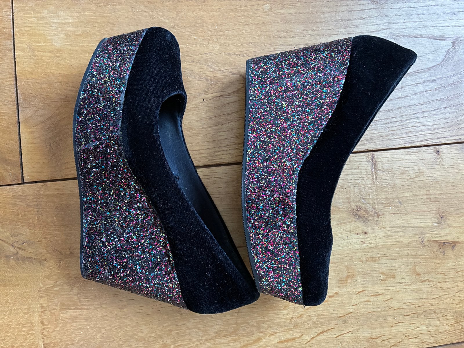 Schoenen disco, Kleding | Dames, Zwart, Ophalen of Verzenden, Schoenen met hoge hakken, Gedragen