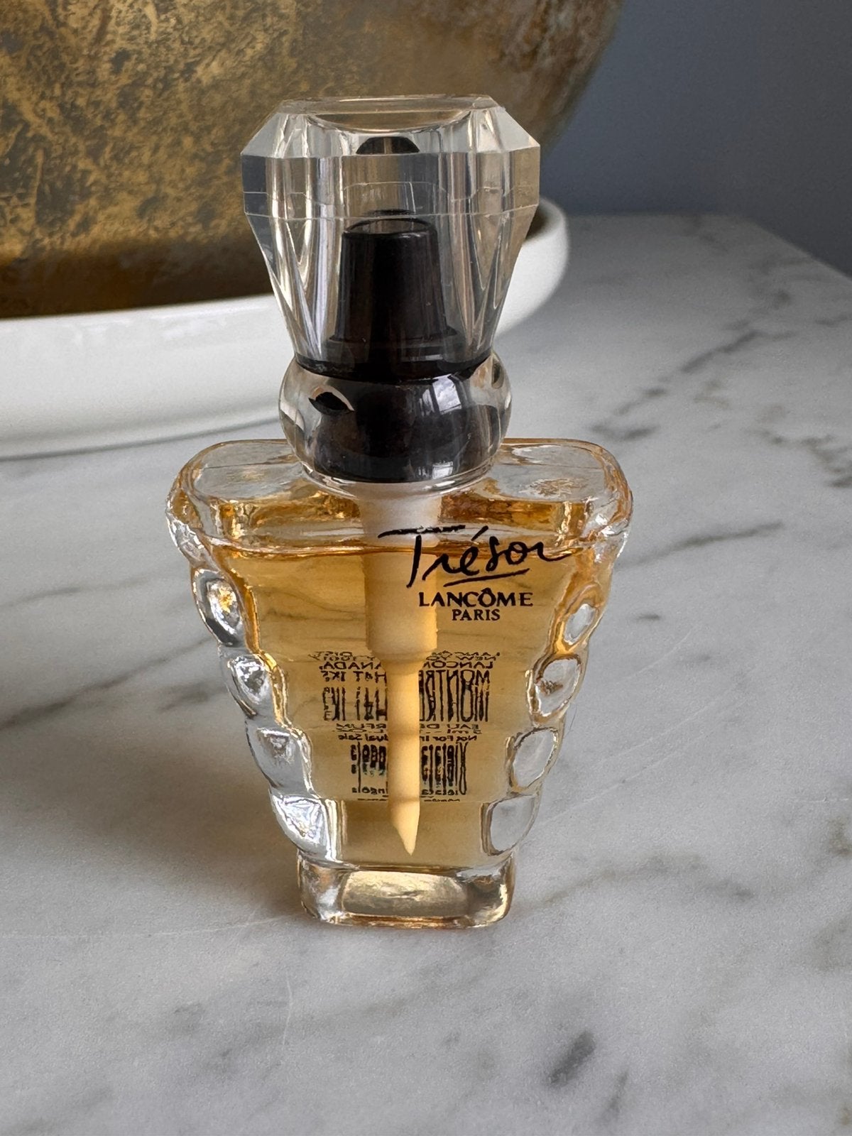 Lancôme Trésor Miniatuur 7,5 ml – Vintage Collectors Item, Verzenden, Zo goed als nieuw, Miniatuur
