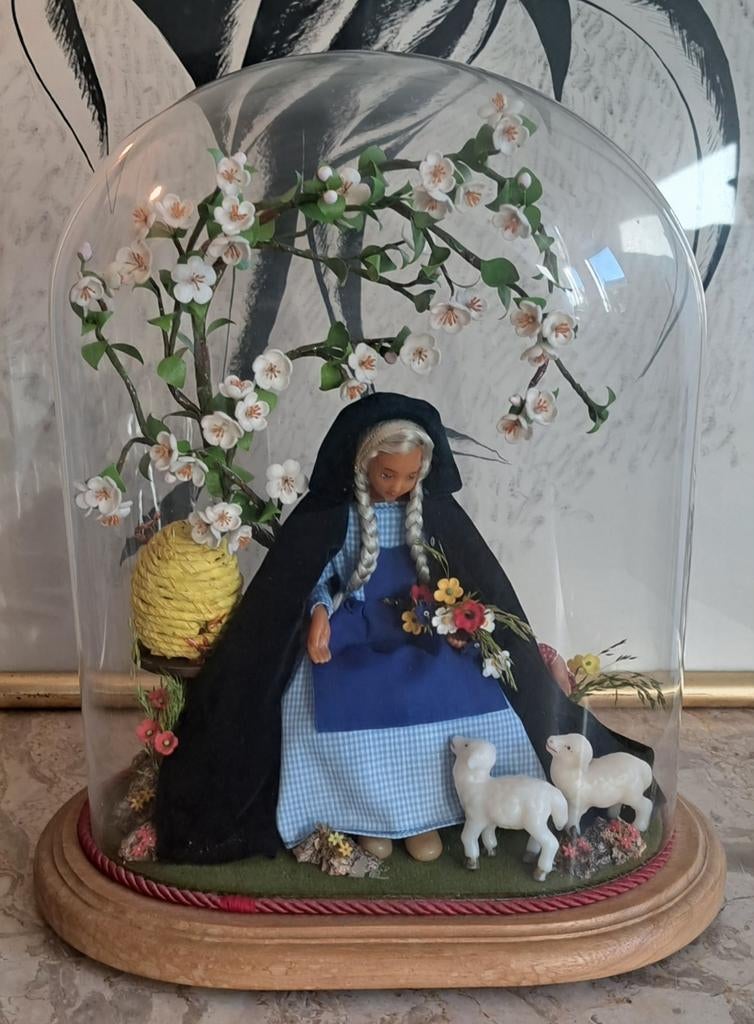 Vintage stolp voorjaar ovaal zgan, Huis en Inrichting, Woonaccessoires | Stolpen, Ophalen, Zo goed als nieuw