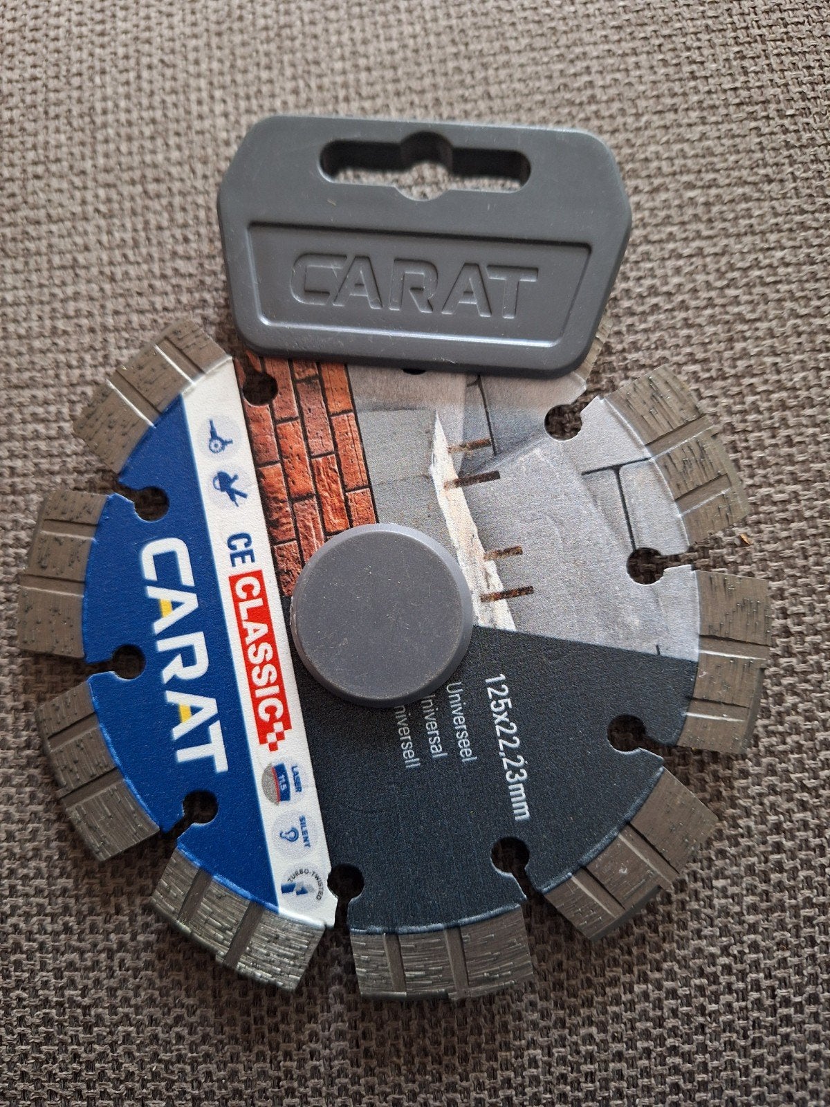Carat Diamantzaag Universeel CE Classic Ø125x22,23mm, Doe-het-zelf en Verbouw, Gereedschap | Zaagmachines, Ophalen of Verzenden