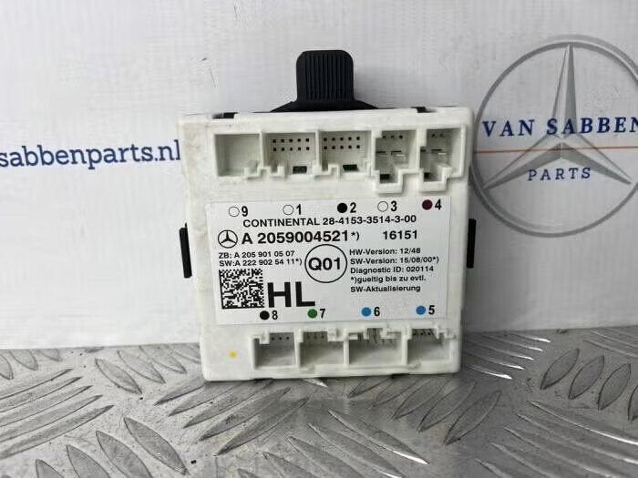 Centrale Deurvergrendelings Module van een Mercedes C-Klasse, Ophalen of Verzenden, Gebruikt