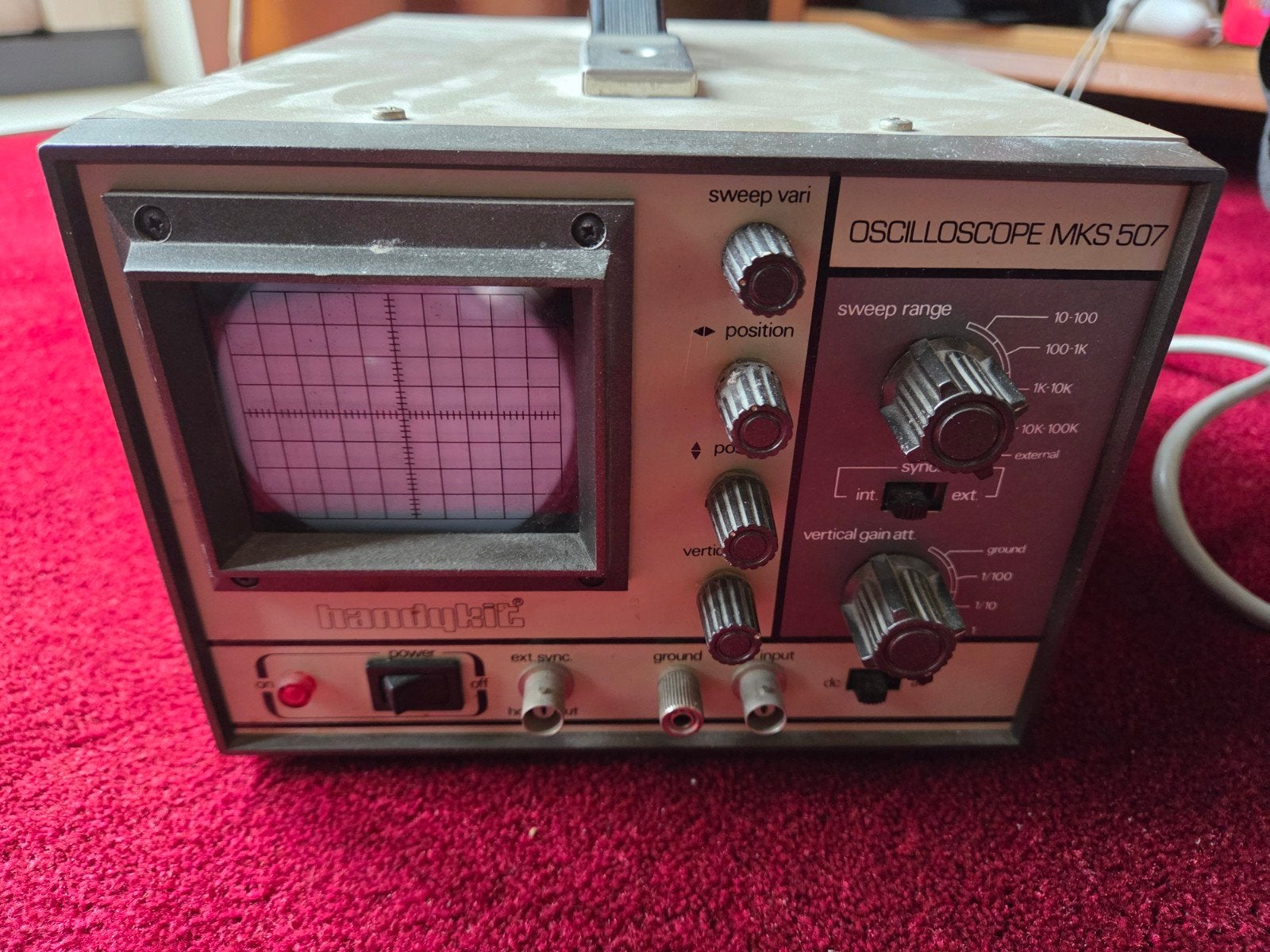 Eenkanaals osciloscoop, Ophalen of Verzenden, Gebruikt, Elektriciteit