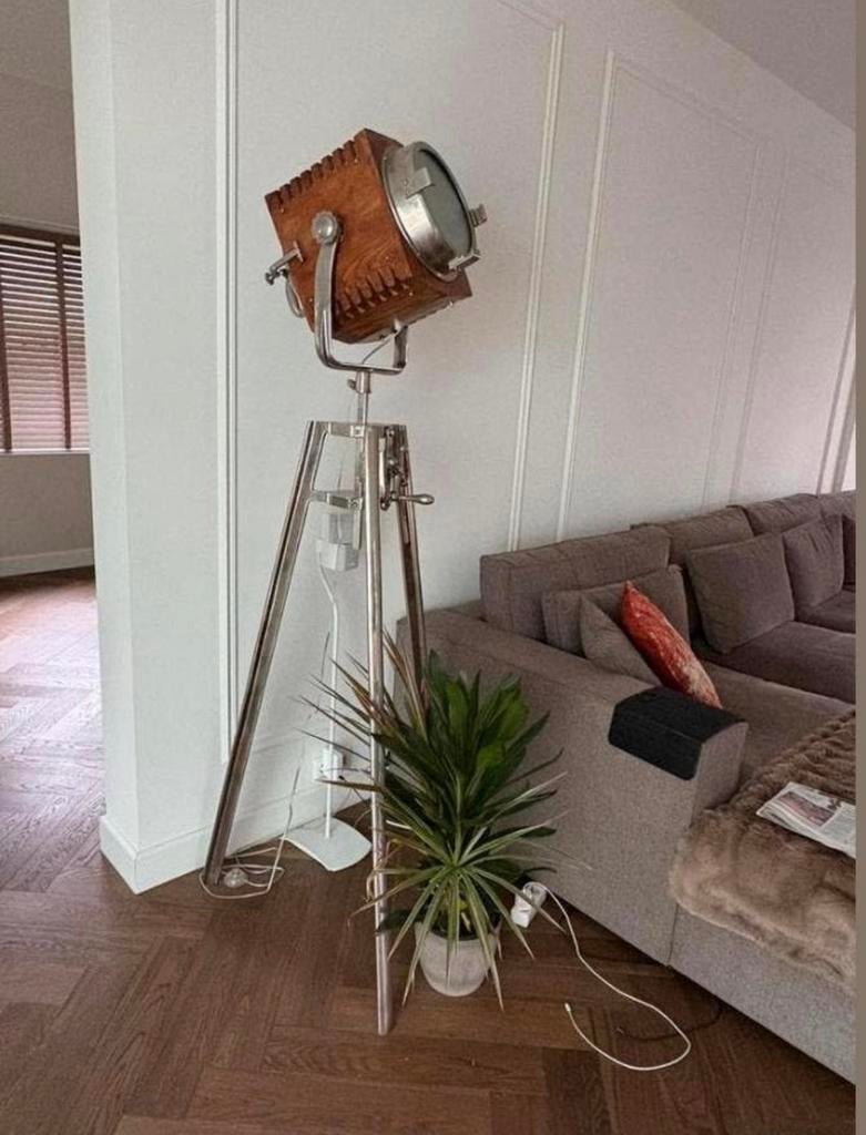 Vloerlamp, Huis en Inrichting, Lampen | Vloerlampen, Ophalen, Zo goed als nieuw, 150 tot 200 cm