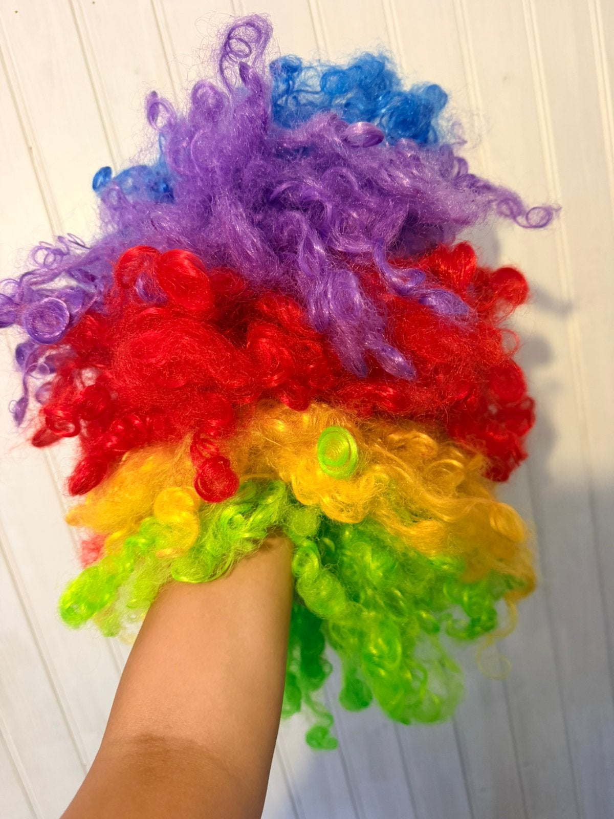 Clowns pruik, Kleding | Dames, Carnavalskleding en Feestkleding, Ophalen, Zo goed als nieuw, Carnaval