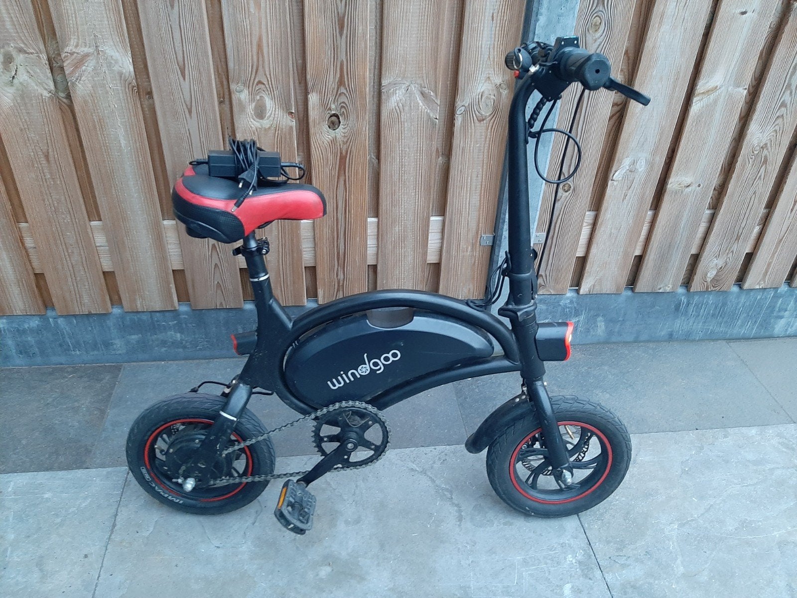 windgoo B3 minibike opknapper of voor onderdelen, Gebruikt, Minder dan 14 inch, Velgrem, Deels opvouwbaar