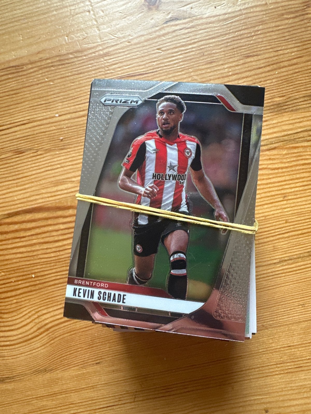 Stapel voetbal kaartjes - Kevin Schade Prizm, Ophalen of Verzenden, Gebruikt, Buitenlandse clubs, Spelerskaart