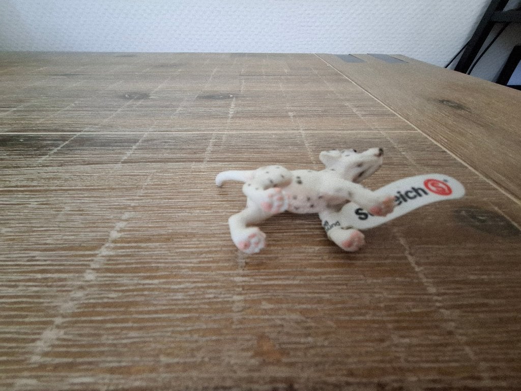 Schleich 16347 -1 Dalmatier pup hondje met label, Ophalen of Verzenden, Zo goed als nieuw