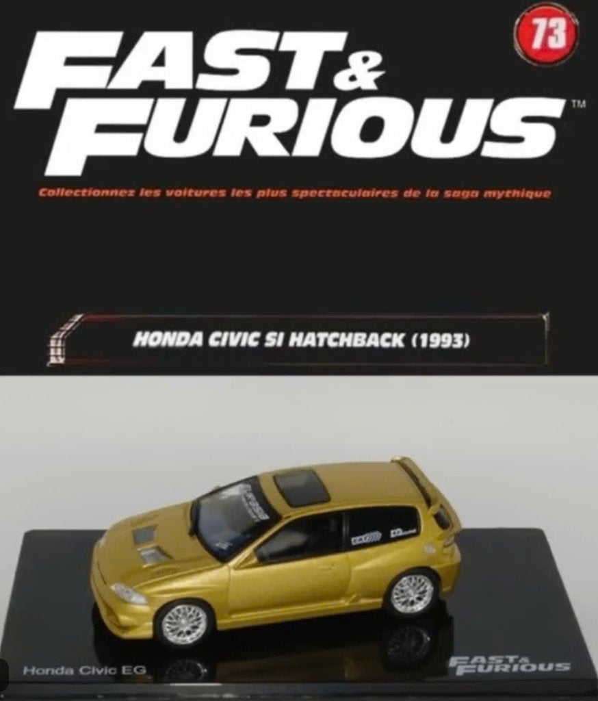 Honda Civic EG Hatchback 1993 1/43 FAST & FURIOUS ALTAY # 73, Verzenden, Nieuw, Auto, Overige merken