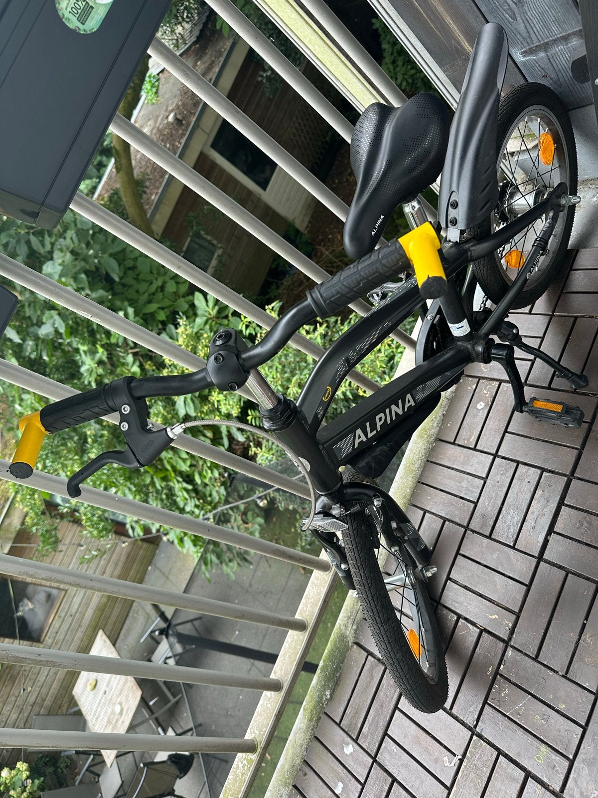 Alpina kinderfiets met 14 inch wielen, Ophalen of Verzenden, Gebruikt, Velgrem, Minder dan 16 inch
