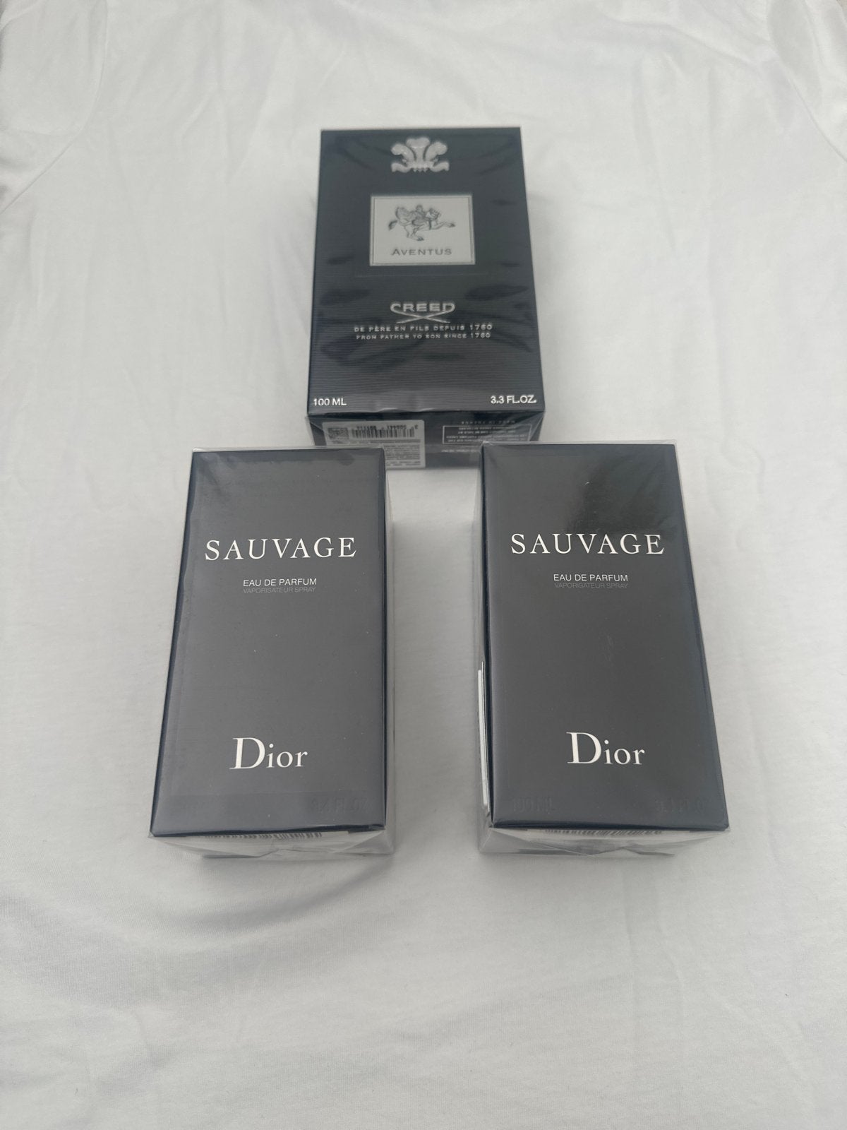 Creed Aventus & Dior Sauvage Eau de Parfum, Ophalen of Verzenden, Nieuw