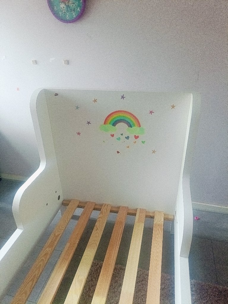 Bed, Ophalen, Zo goed als nieuw, 180 cm of meer, 85 tot 100 cm