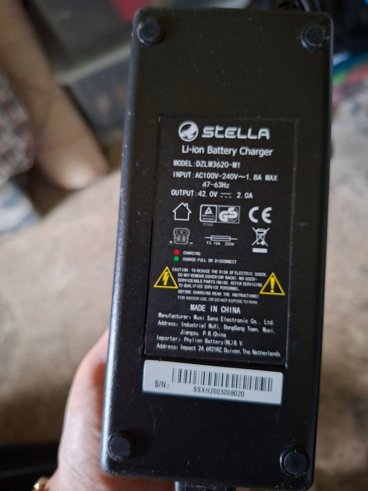 Stella oplader ebike, Fietsen en Brommers, Fietsaccessoires | Fietsaccu's, Ophalen