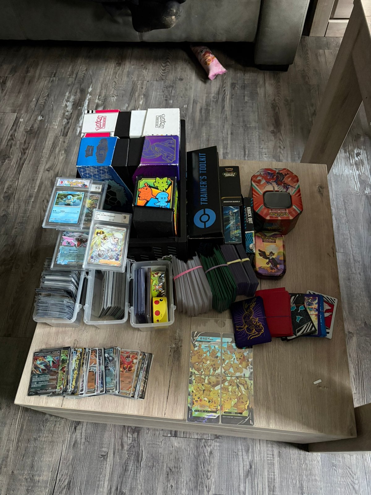 Groote partij pokemon, Ophalen, Gebruikt, Meerdere kaarten