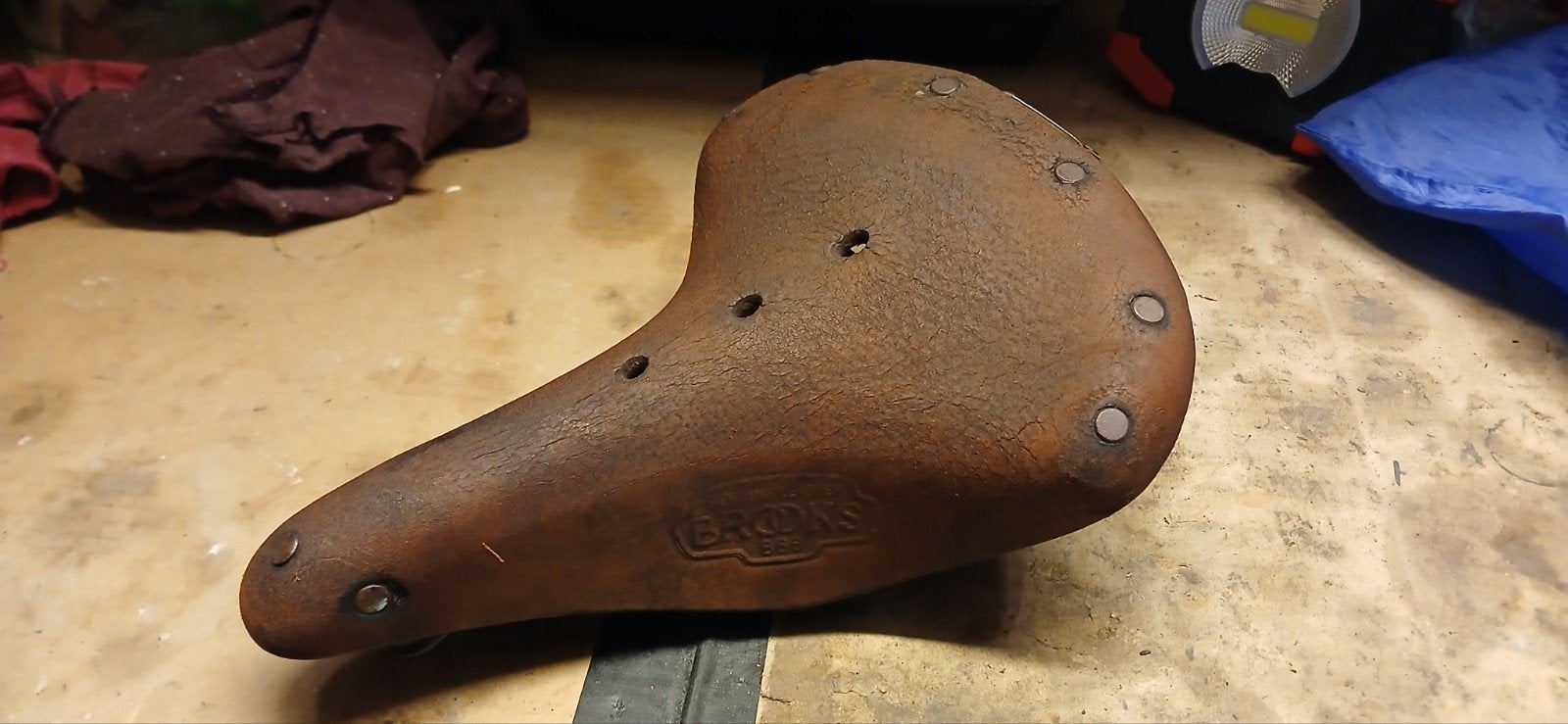 Brooks B66, Fietsen en Brommers, Ophalen of Verzenden, Gebruikt, Zadel